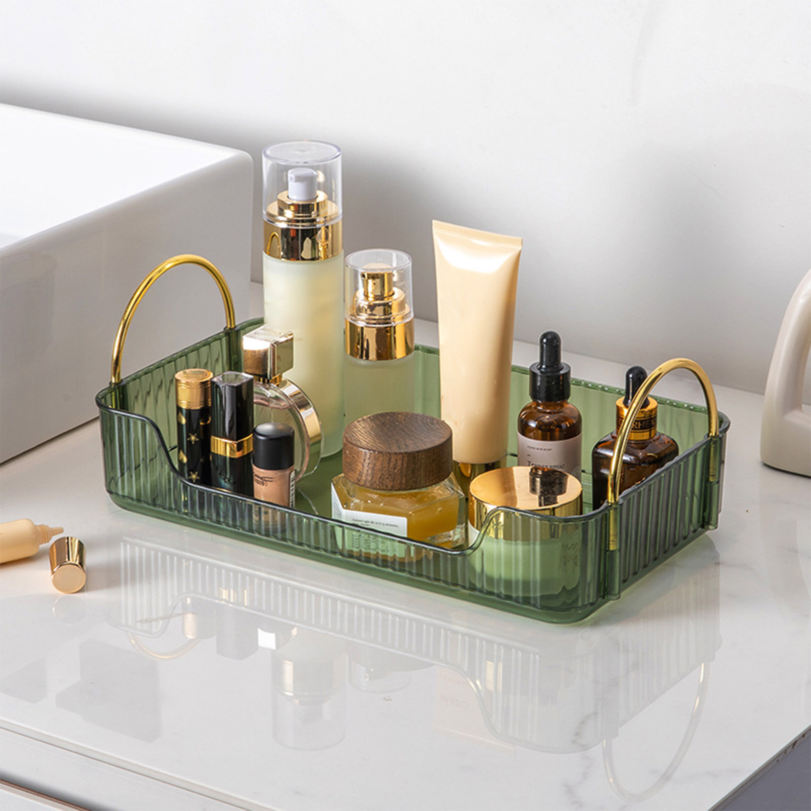 Home Office Bathroom - Organizer do łazienki, luksusowy akrylowy regał