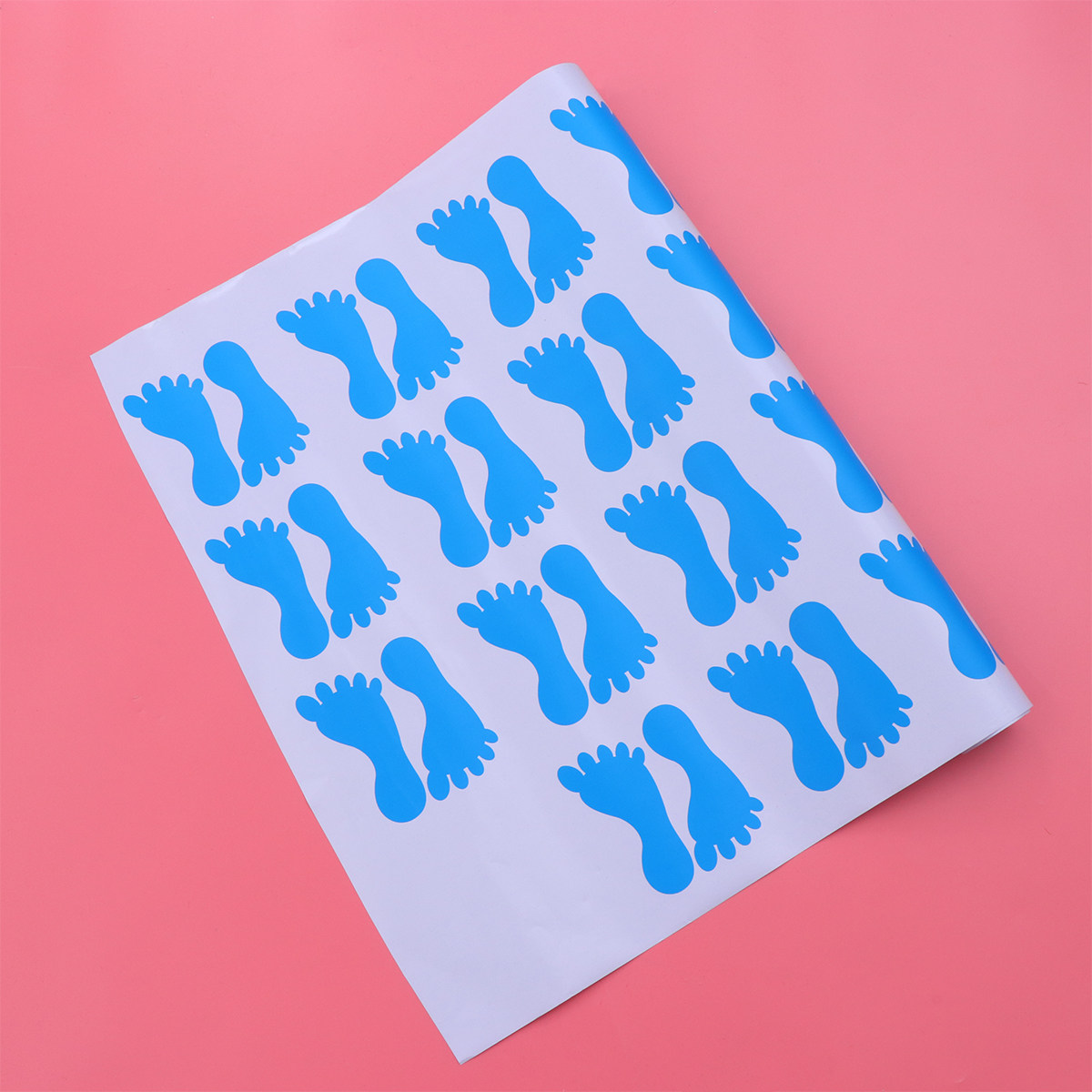 Home Bathroom Tiles - 20 Par Naklejek na Podłogę z