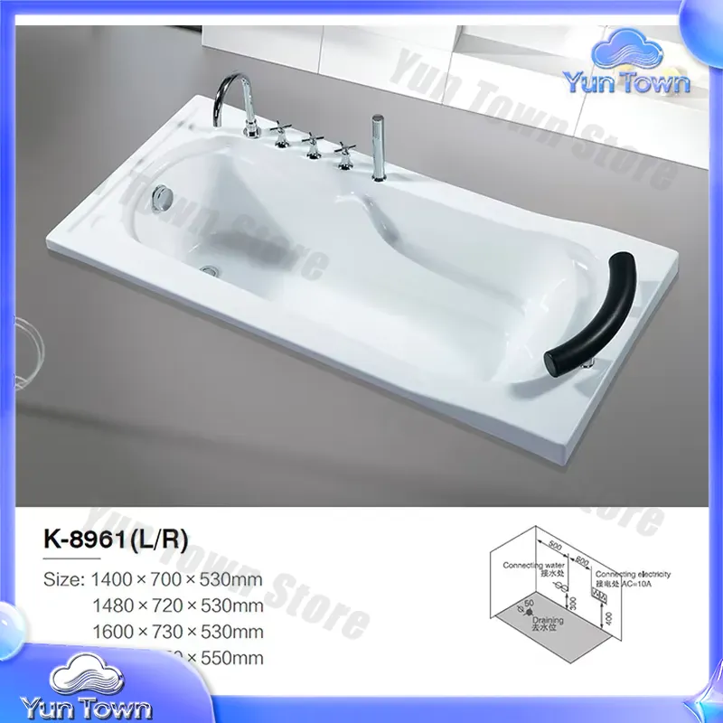 Jednoosobowa wanna z hydromasa – Home Bathroom Jacuzzi Tub recenzja i cena