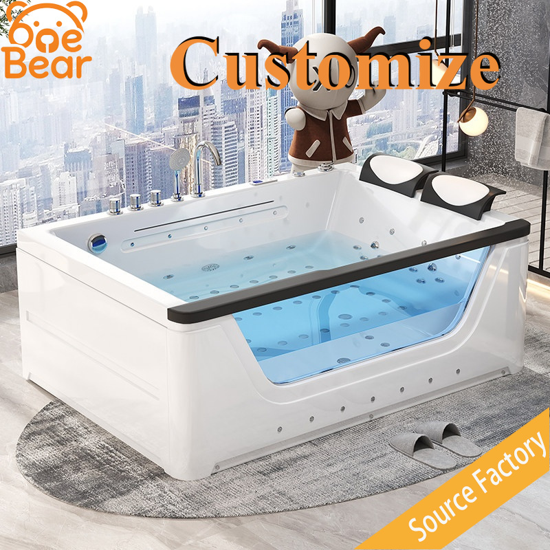 Akrylowa wanna z hydromasażem  – Home Bathroom Jacuzzi Tub recenzja i cena