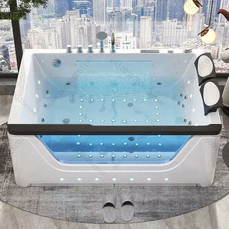 Akrylowa wanna z hydromasażem  – Home Bathroom Jacuzzi Tub recenzja i cena