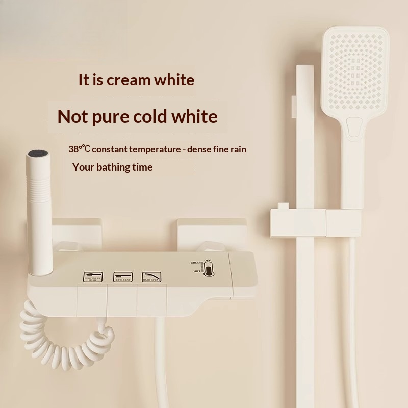 Kremowy Zestaw Prysznicowy Bez – Home Bathroom Shower recenzja i cena