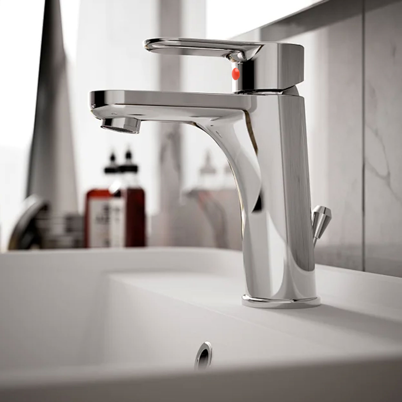 Czerwono-niebieskie etykiety n – Home Bathroom Dimensions recenzja i cena