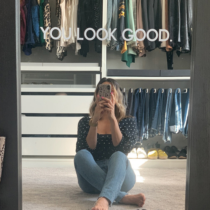 You Look Good Mirror Naklejka  – Home Bathroom Tiles recenzja i cena