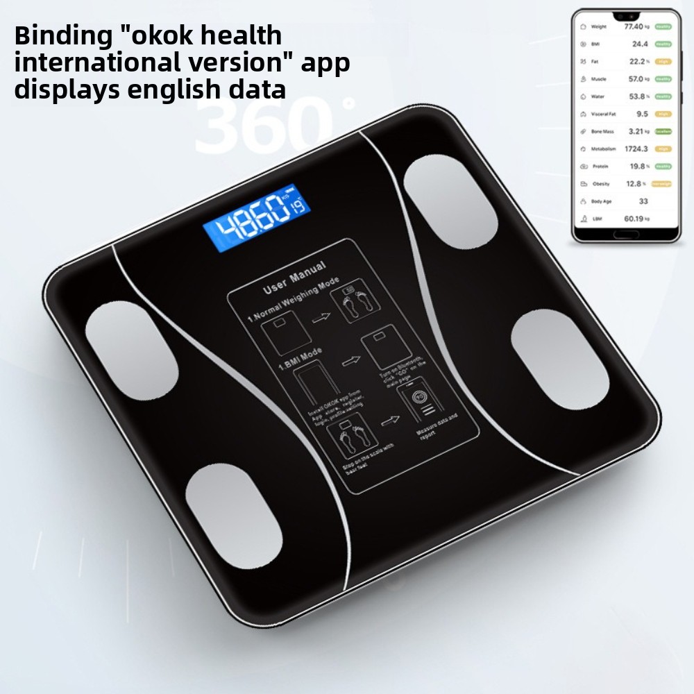 Akumulatorowa inteligentna ele – Home Bathroom Scales recenzja i cena