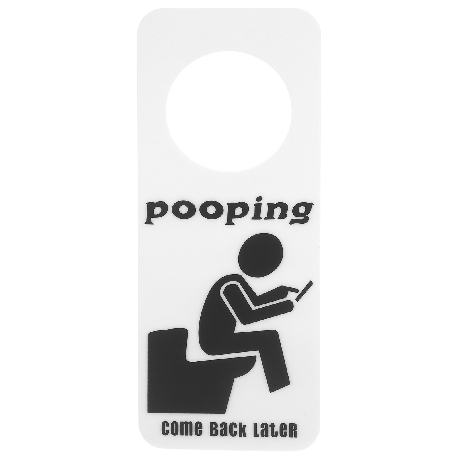 Zabawny znak na drzwi łazienki – Home Bathroom Occupied Sign recenzja i cena