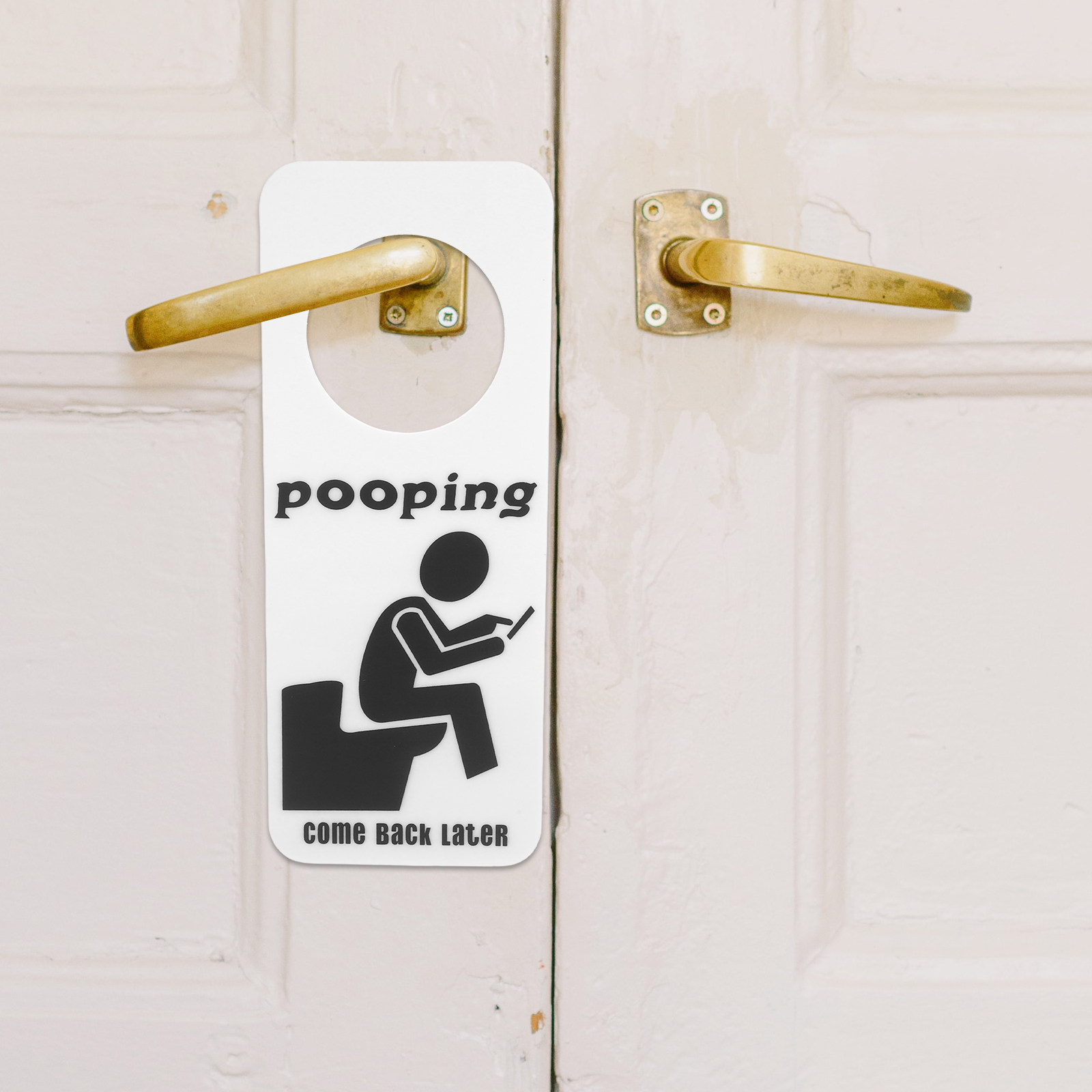Zawieszka na drzwi łazienki, z – Home Bathroom Occupied Sign recenzja i cena